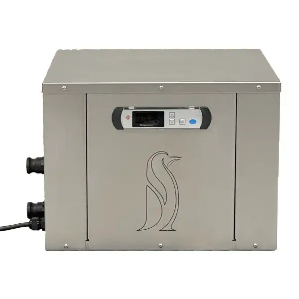 Penguin Chillers cold plunge chiller front view 